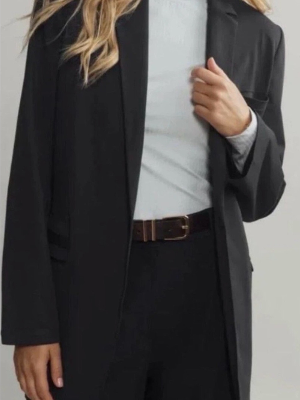 Rhone Commuter Boyfriend Blazer Black Size Small